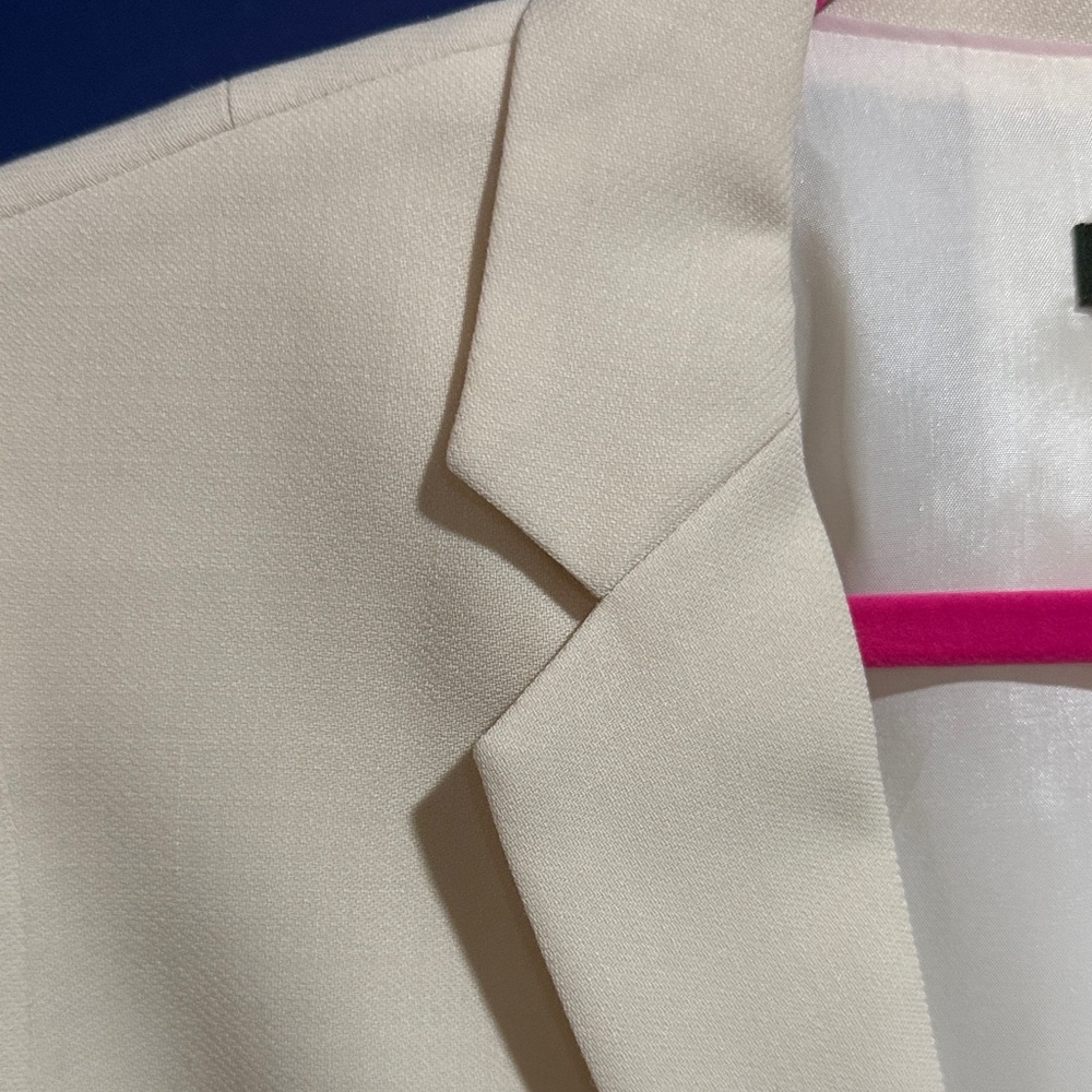 J. Crew Cream Single-Breasted Women's Blazer - Picture 5 of 7